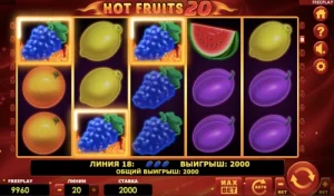 Hot Fruits 20 слот демо играть